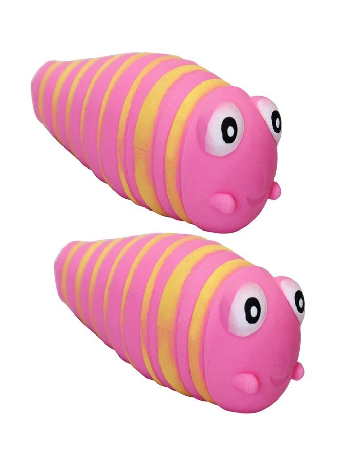 فولي لعبة حلزون ناعمة وطرية مضادة للتوتر تمامًا للأطفال، لعبة استرخاء ذهني (مجموعة من قطعتين) - Image 1